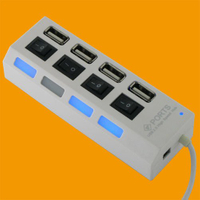 USB Hub 4 Ports with Switch Style No. Hub-007