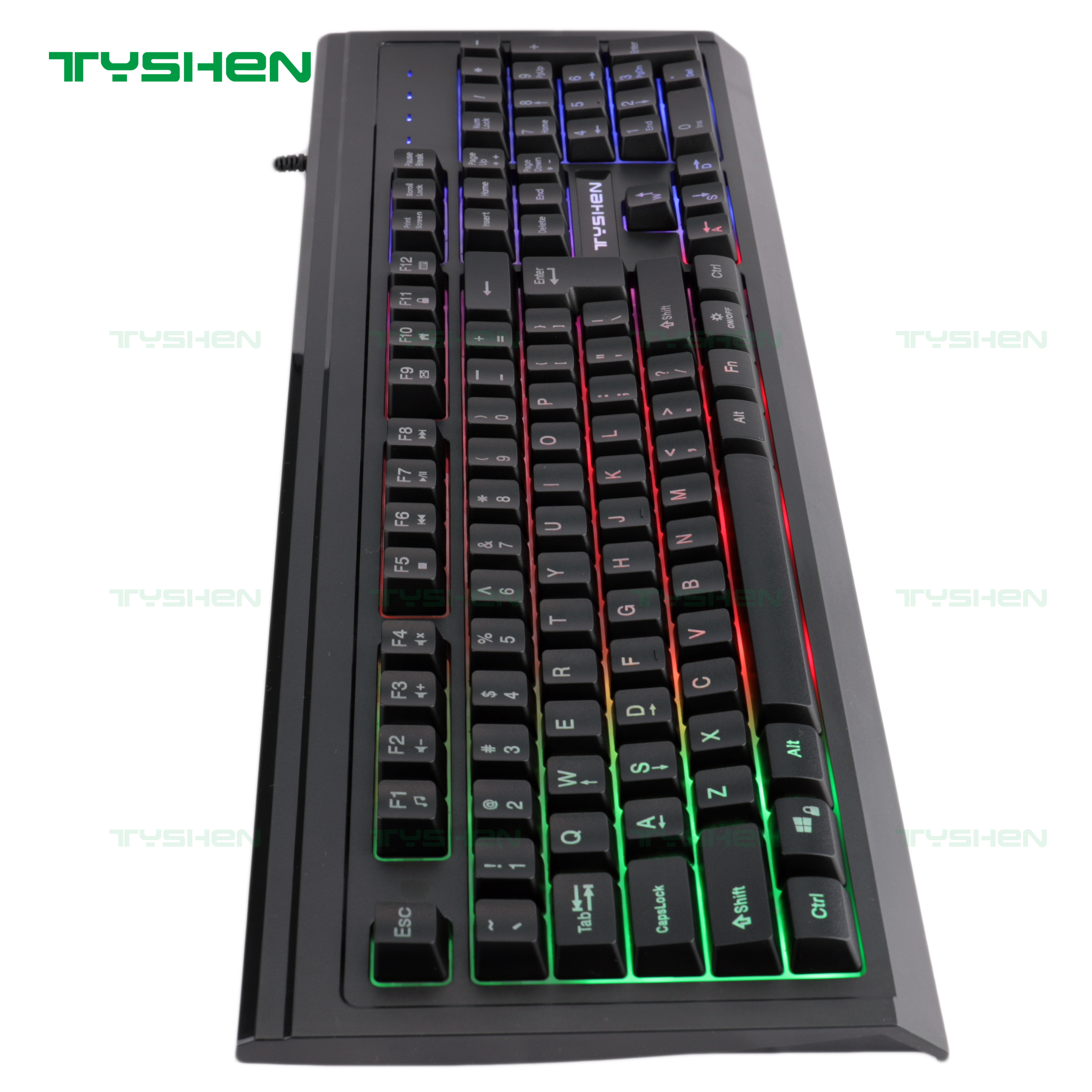 RGB Gaming Keyboard,8 Mode of Lighting,19 Keys No Ghosting, Key Letter Engraved,2021 New Model