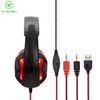 Computer Gaming Headphone,Red LED Lighting,2*3.5 Audio Port, In Stock, MOQ:30 Pcs