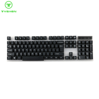 Computer USB Keyboard Floating Keys White Color