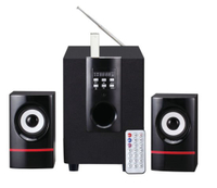 2.1 Multimedia Speaker Read USB&amp;SD, Can Also Connect PC