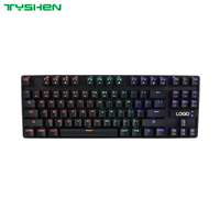 Mechanical Keyboard 87 88 Keys with Rainbow Color