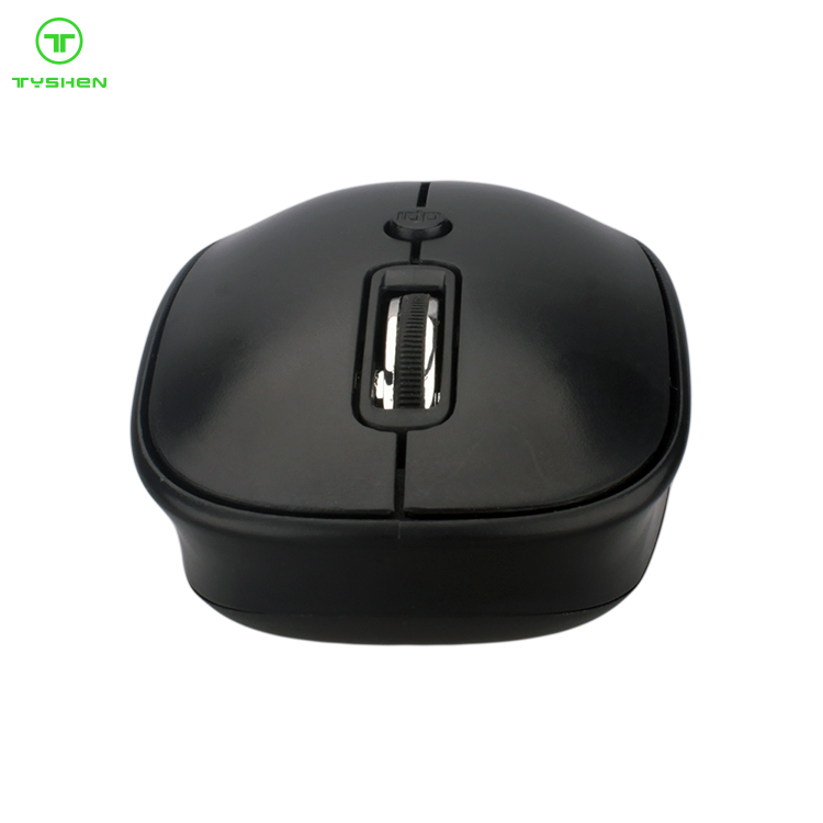 2.4G Wireless Keyboard Mouse Combo Set, Silent Chocolate Keyboard