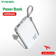 Power Bank 5V/2A with Built-in Cables, Compatible with All Devices