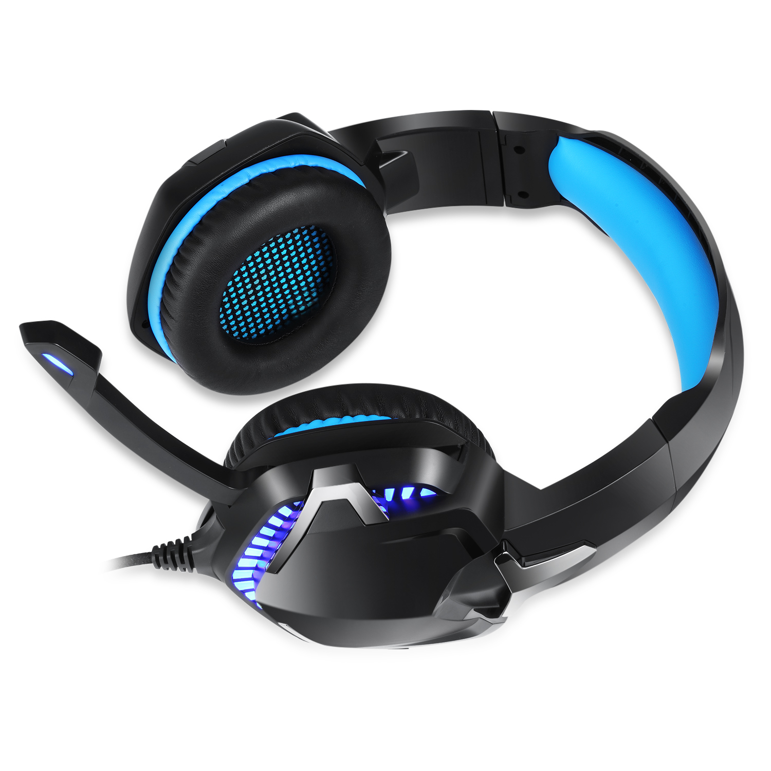 Cheap Free Shipping Sample 2021 Latest Wired Gaming Headset for PC 7.1 3.5 mm USB Noise Cancelling LED Display Vibration Headset Wire Gamer Headphone