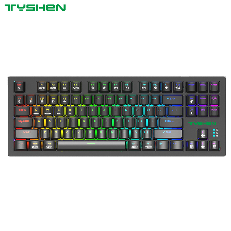 87 88 89 Keys Mechanical Keyboard Wired or Wireless Optional