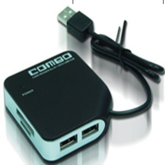 USB Card Reader and Hub Combo
