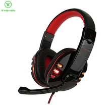Computer Gaming Headphone, 1 Color LED Lighting, USB&3.5 Audio Port