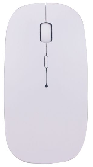 Super Slim Rechargeable Wireless Mouse, 600 mAh Battery Built-in