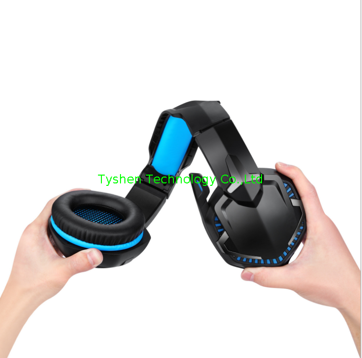  2021 The New Gaming Headset Is Suitable for PS4, PS5, xBox, and Desktop PC Noise Cancelling Microphone, 7 Color Lighting