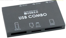 Aluminum Card Reader and Hub Combo Style No. Cr-213