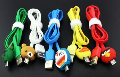 LED Cartoon Cable for Android Cellphone 1.0m